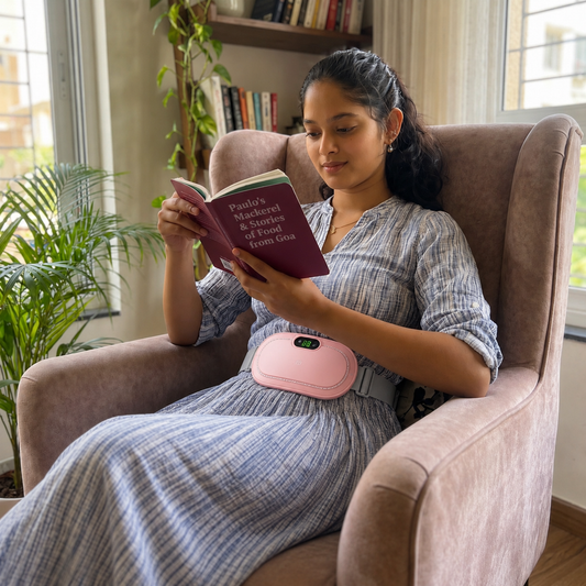 Period Pain Relief Massager – Portable Heat Therapy Device for Menstrual Cramps