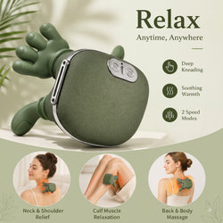 Premium Neck & Shoulder Massager, Deep Tissue Kneading, Heat Therapy | Full Body Relaxation