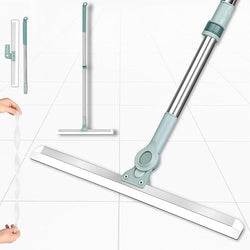 3-in-1 Magic Silicone Floor Wiper Broom | 180° Rotating & Extendable Floor Cleaner