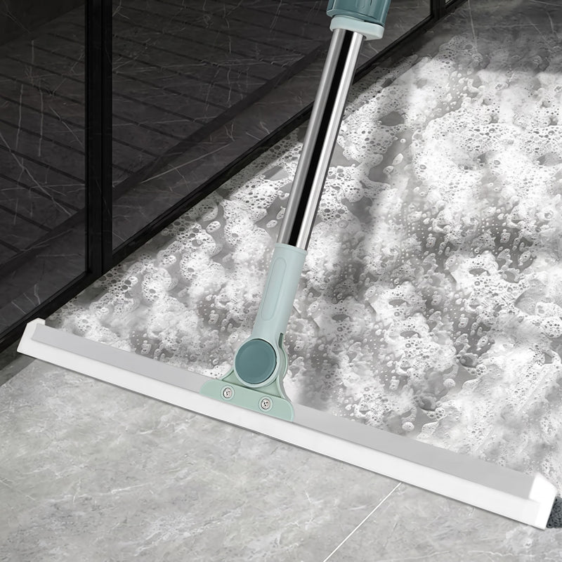 3-in-1 Magic Silicone Floor Wiper Broom | 180° Rotating & Extendable Floor Cleaner