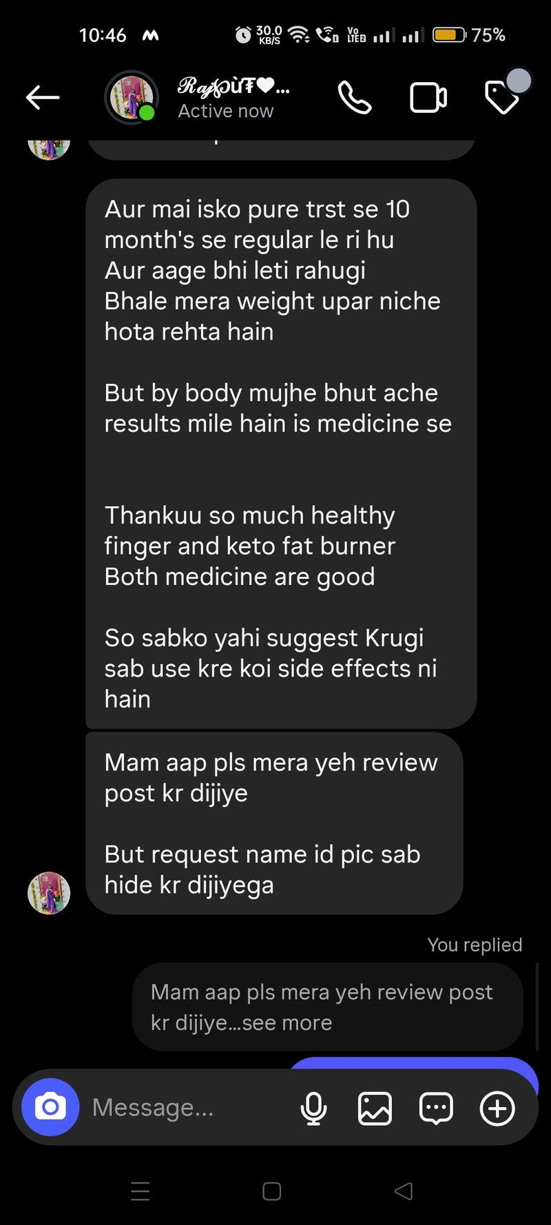 Customer review 5