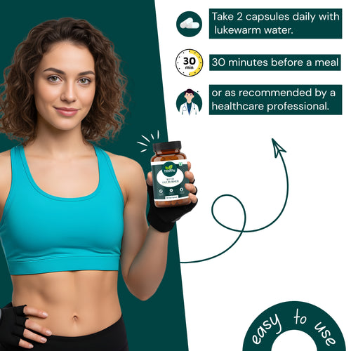 Healthy Finger's Keto Fat Burner for Men & Women | Ayurvedic Weight Loss Supplement - 60 Veg Capsules